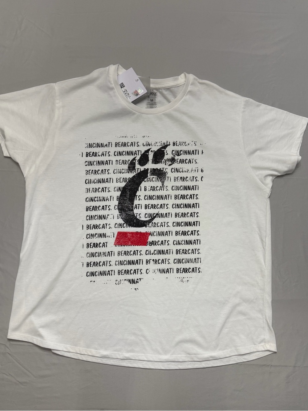 Women’s Cincinnati Bearcats White Graphic T-Shirt